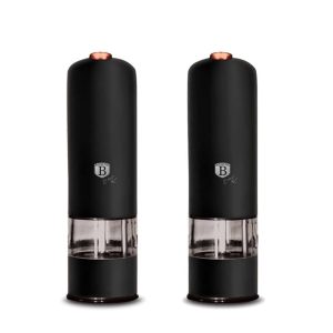 Salt and Pepper Mill Set Black Rose Edition - BH/9286