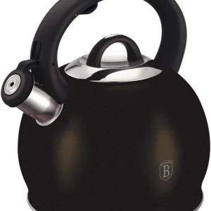 Stainless Steel Whistling Kettle 3.0L Metallic Line Shiny Black Edition - BH/6832N