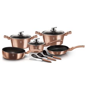 11-Piece Cookware Set Rose Gold Edition - BH/6160