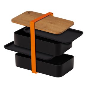 2-Layers Lunch Box with Bamboo Lid Eternal Collection - BH/7206