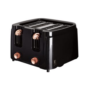 4-Slice Toaster Black Rose Edition - BH/9144