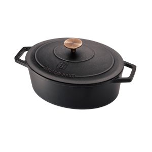 Cast Iron Casserole 32 cm Black Rose Edition – BH/6518