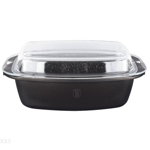 Roaster with Lid Granite Diamond Line - BH/1461N