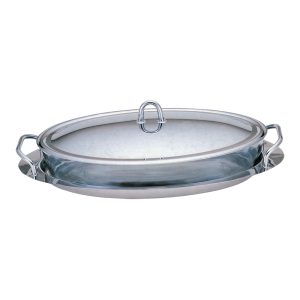 2 in 1 Oval Buffet Dish and Serving Tray Eternal Collection - BH/1385