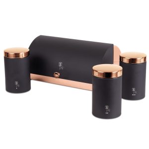 Bread Bin and Kitchen Canister Set Berlinger Haus BH-6731